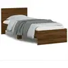 Image de vidaXL Cadre de lit sans matelas avec tête de lit 90x200 cm