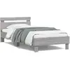 Image de vidaXL Cadre de lit sans matelas avec lumières LED 100x200 cm