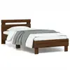 Image de vidaXL Cadre de lit sans matelas avec lumières LED 90x190 cm
