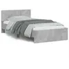 Image de vidaXL Cadre de lit sans matelas avec lumières LED 100x200 cm