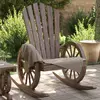 Image de vidaXL Chaise à bascule Adirondack Bois de sapin