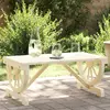 Image de vidaXL Table basse de jardin - Bois de sapin massif