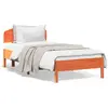 Image de vidaXL Cadre de lit sans matelas cire marron 100x200cm bois pin massif