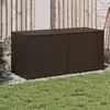 Image de vidaXL Boîte de rangement jardin 283 L - Marron