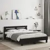 Image de vidaXL Cadre de lit sans matelas noir 150x200 cm