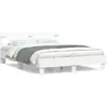 Image de vidaXL Cadre de lit sans matelas blanc 140x200 cm