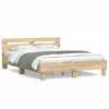 Image de vidaXL Cadre de lit sans matelas chêne sonoma 140x190 cm