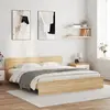 Image de vidaXL Cadre de lit sans matelas chêne sonoma 200x200 cm