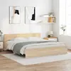 Image de vidaXL Cadre de lit sans matelas chêne sonoma 180x200 cm