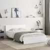 Image de vidaXL Cadre de lit sans matelas blanc 120x190 cm