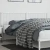 Image de vidaXL Tête de lit de remplacement métal blanc 180 cm