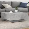 Image de vidaXL Table Basse Gris Béton