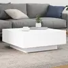 Image de vidaXL Table basse LED 80x80x31 cm