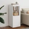 Image de vidaXL Buffet avec LED - Blanc