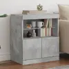 Image de vidaXL Buffet - Gris béton