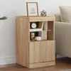 Image de vidaXL Buffet LED - Chêne sonoma