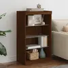Image de VidaXL Buffet LED 836713 - Chêne Marron
