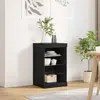 Image de vidaXL Buffet avec LED Noir 41x37x67 cm