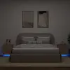Image de vidaXL Armoires de chevet avec lumières LED - Chêne sonoma