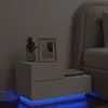 Image de vidaXL Table de chevet - Blanc