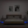 Image de vidaXL Tables murales LED gris béton