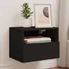 Image de vidaXL Meubles TV muraux - Noir
