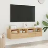 Image de vidaXL Meubles TV muraux - Chêne sonoma