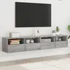 Image de VidaXL Meubles TV Muraux Grey