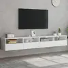 Image de vidaXL Meubles TV muraux - Blanc