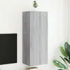 Image de vidaXL Meuble TV Mural Sonoma Gris 102 cm
