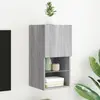 Image de Vidaxl Meuble TV avec LED - Sonoma gris