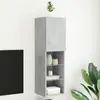 Image de Vidaxl Meuble TV avec LED - Gris béton
