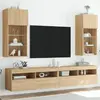 Image de vidaXL Meubles TV LED - Chêne sonoma