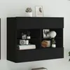 Image de vidaXL Meuble TV mural LED