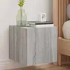 Image de vidaXL Meubles TV muraux avec LED - Sonoma gris