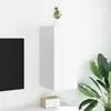 Image de vidaXL Meuble TV mural avec LED - Blanc
