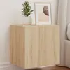 Image de vidaXL Meubles TV LED - Chêne sonoma