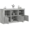 Image de vidaXL Buffet avec LED - Gris béton
