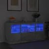 Image de vidaXL Buffet avec LED - Gris béton