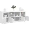 Image de VidaXL Buffet LED blanc