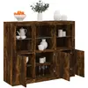 Image de vidaXL Buffets avec LED - Chêne fumé