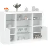 Image de VidaXL Buffets LED - Blanc