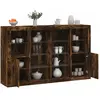 Image de VidaXL Buffets LED Chêne fumé