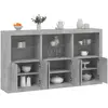 Image de VIDAXL Buffet 3209152 Gris Béton