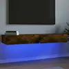 Image de vidaXL Meubles TV LED Chêne Fumé 60x35x15,5 cm
