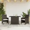 Image de vidaXL Bistro de jardin 3pcs