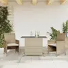 Image de vidaXL Ensemble de bistro 3 pcs - Beige
