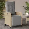 Image de vidaXL Chaise inclinable de jardin