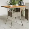 Image de VidaXL Table de jardin Gris Acacia