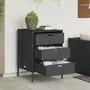 Image de vidaXL Armoire de rangement jardin 55x59 cm Noir